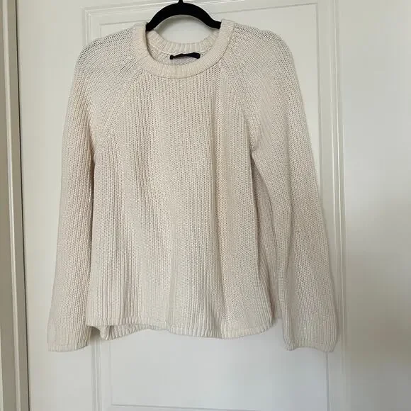 JENNI KAYNE Cotton Fisherman Sweater small - Picture 5 of 5